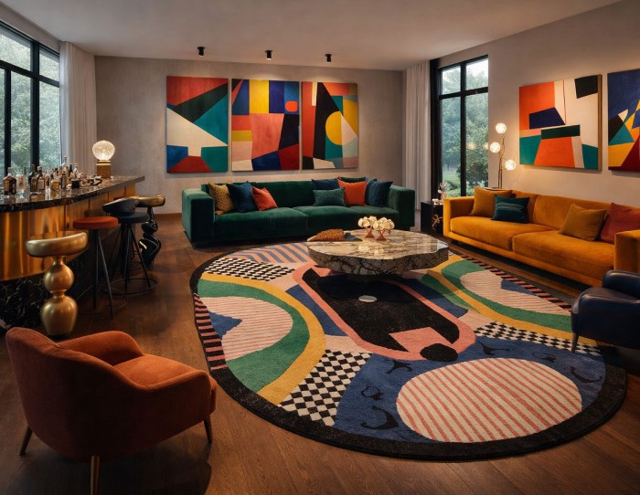 artistic-home-with-rugs